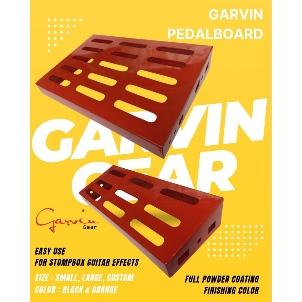 Garvin Guitar Effect Pedalboard / Papan Efek Gitar Stompbox/ Papan Pedal Efek/Papan Stompbox / Papan