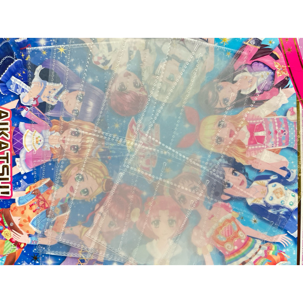 (DAPAT 11) NEW Sleeve Refill Binder Official Original 4 Pocket Cardass BANDAI Isi 6 New Unused untuk