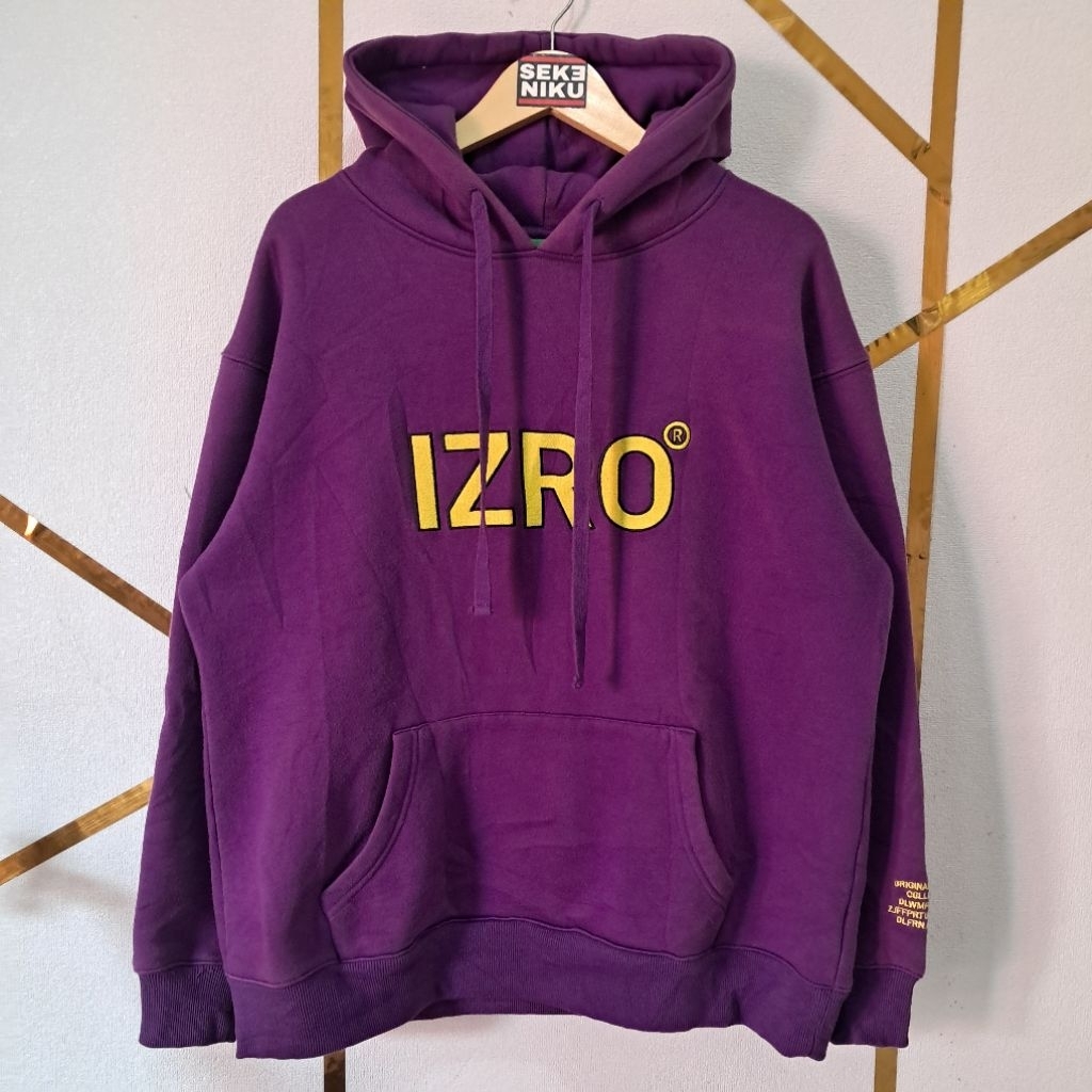 Hoodie IZRO Bordir Idol KPop Sehun EXO Bahan fleece tebal berat