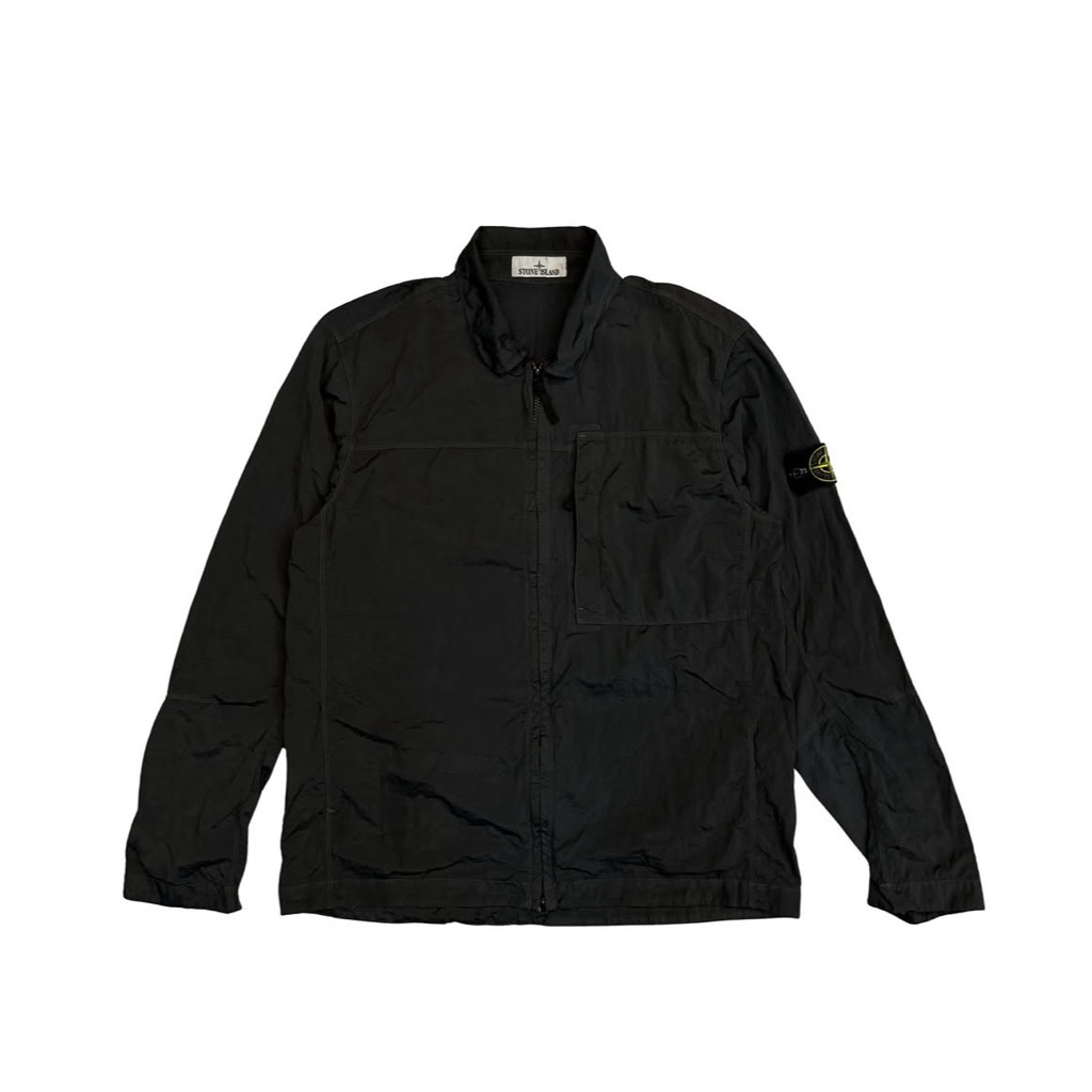 STONE ISLAND OVERSHIRT NYLON METAL BLACK L