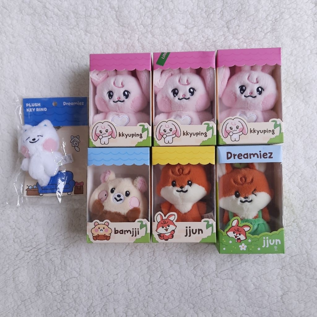 Linefriends Dreamiez Doll NCT DREAM Kkyuping V1 Jaemin Jjed Keyring Jeno Bamjji Jisung Jjun V1 V2 Re