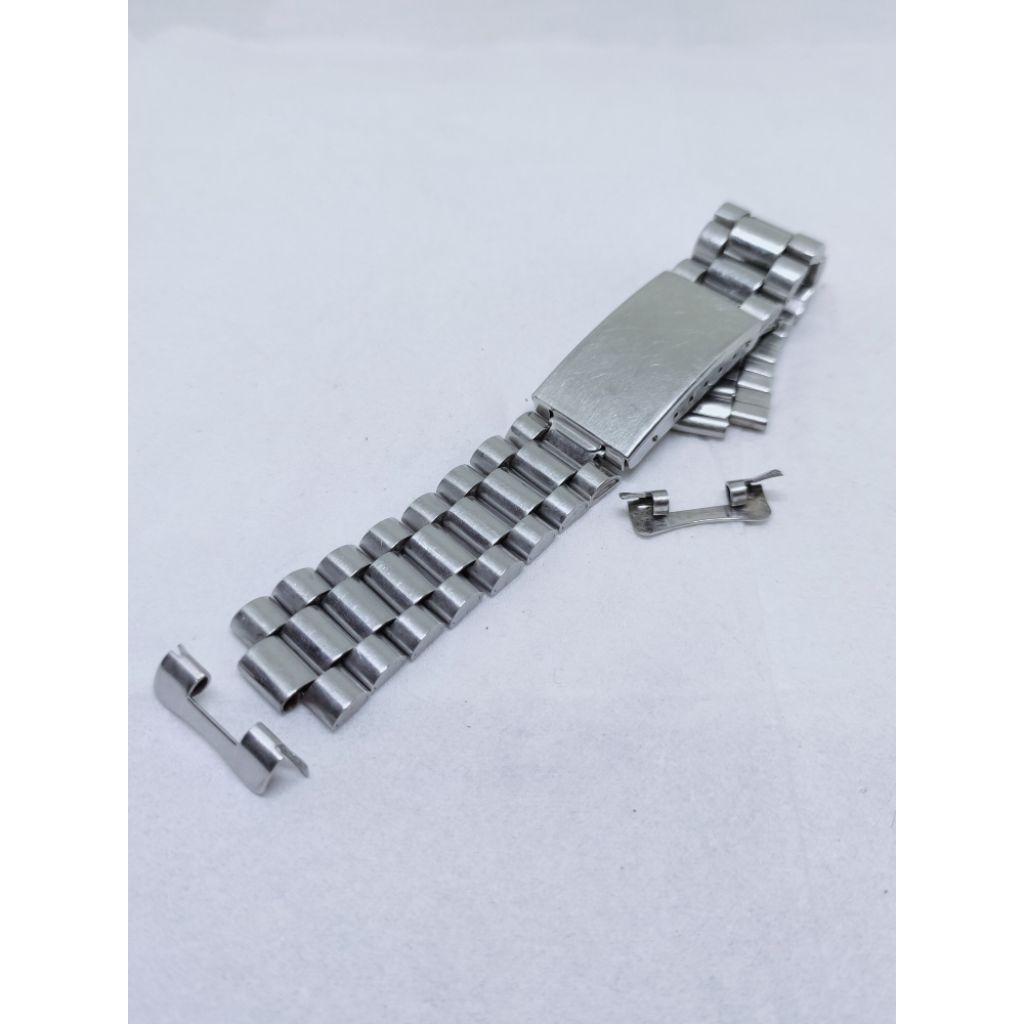 Rantai jam tangan sports klasik 18mm stainless vintage watch bracelet classic part arloji lawas klas