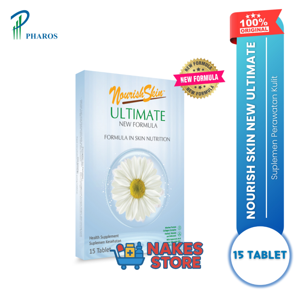 Nourish Skin Ultimate NEW FORMULA 15 Kapsul - Suplemen Kecantikan Original Promo Termurah