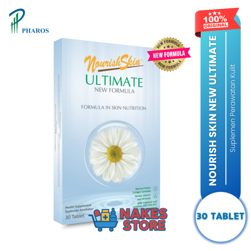 Nourish Skin Ultimate NEW FORMULA 30 Kapsul - Suplemen Kecantikan Original Promo Termurah