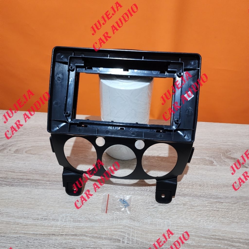 Frame head unit tv mobil android 10 inch mobil mazda 2