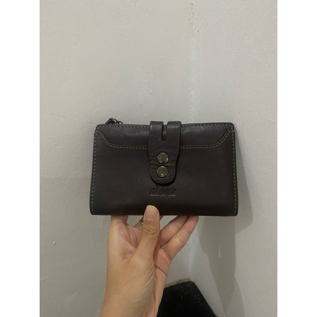 preloved dompet alona kulit