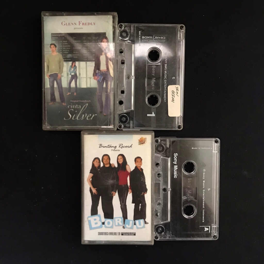 Kaset Soundtrack /Ost Cinta Silver & Borju (sepaket)