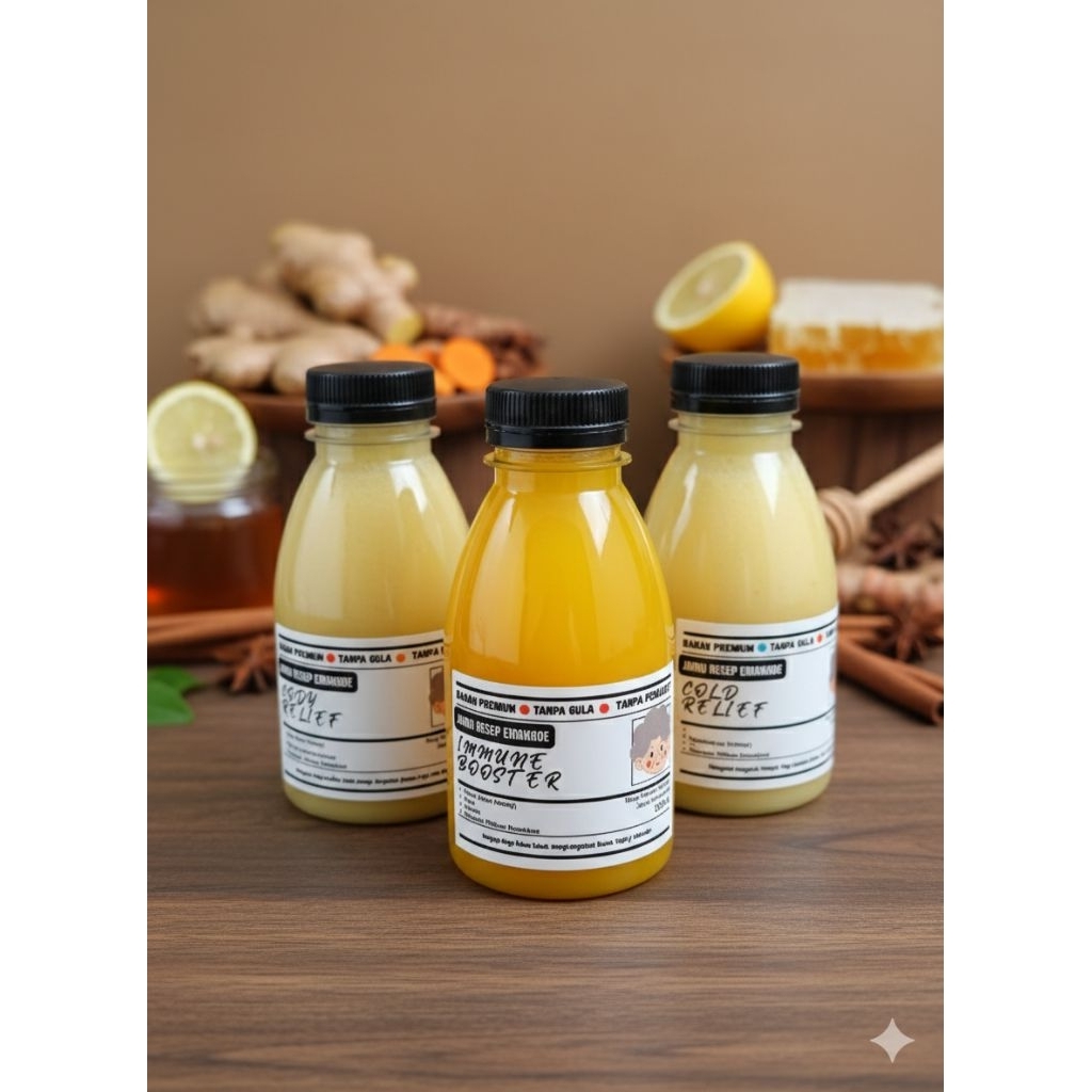 Bundling Tri Jamu Konsentrat Herbal Shot Harga Paket 3