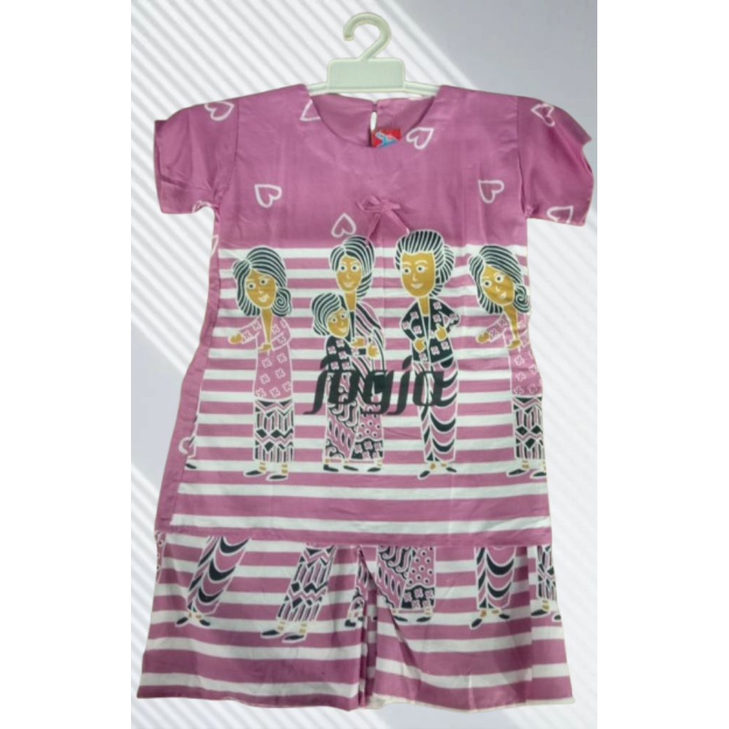 Setelan Anak Motif Mbok Jamu Jogja