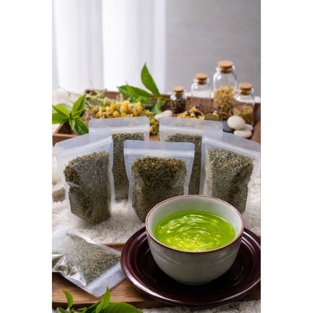 Teh Hijau Alami Bubuk – Cocok untuk Minuman & Usaha