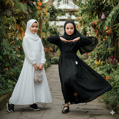 Gamis Abaya Terbaru 2026 Anak Remaja Lebaran