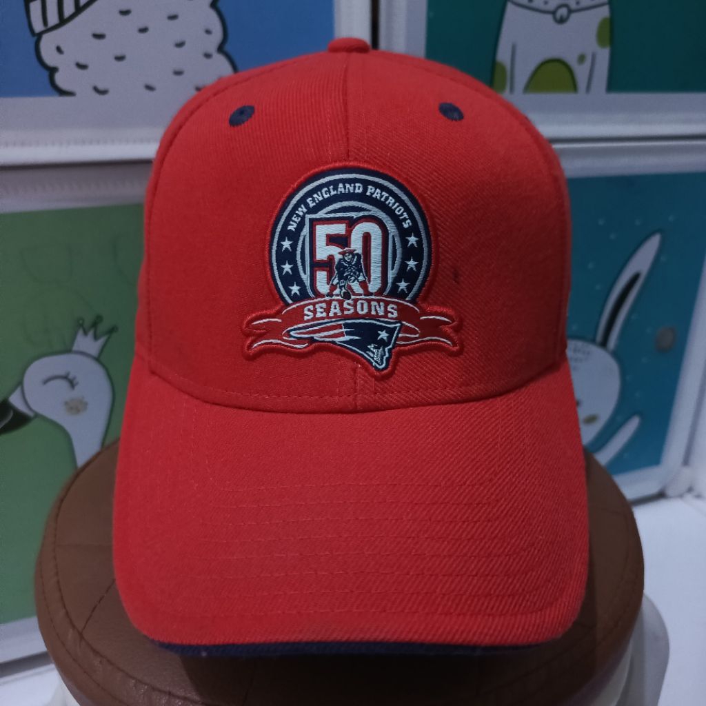 AllSize | Topi Caps Rebook x NFL "50th Anniversary New England Patriot"