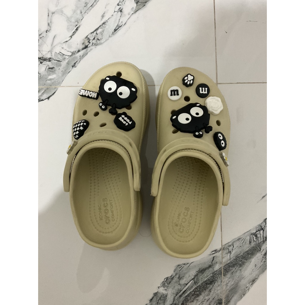 Preloved Crocs Clasic Bae Clog Ori 6cm free jibbitz