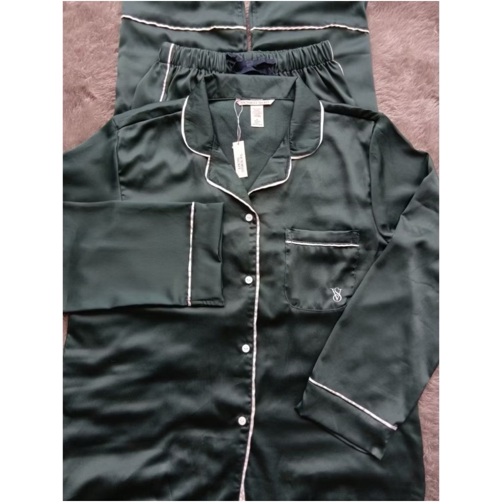 Piyama Victoria Secret Wanita Setelan | Baju Tidur Premium Lembut Nyaman | VS Sleepwear