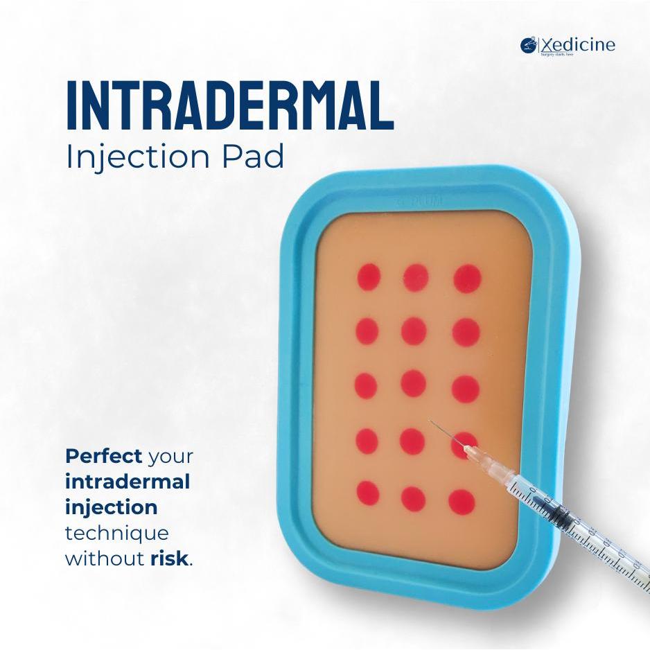 XEDICINE INTRADERMAL INJECTION TRAINING PAD/ INJEKSI INTRADERMAL ADA INDURASI