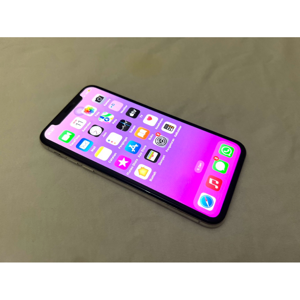 Hape Seken iPhone X 4G LTE 256Gb Mulus Normal