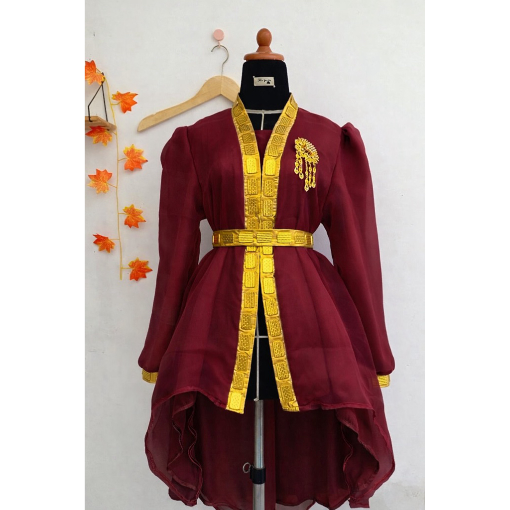 Baju Bodo Modern Wanita Premium Pre Order Custom Ukuran & Warna – Busana Adat Formal Elegan | LIVRA