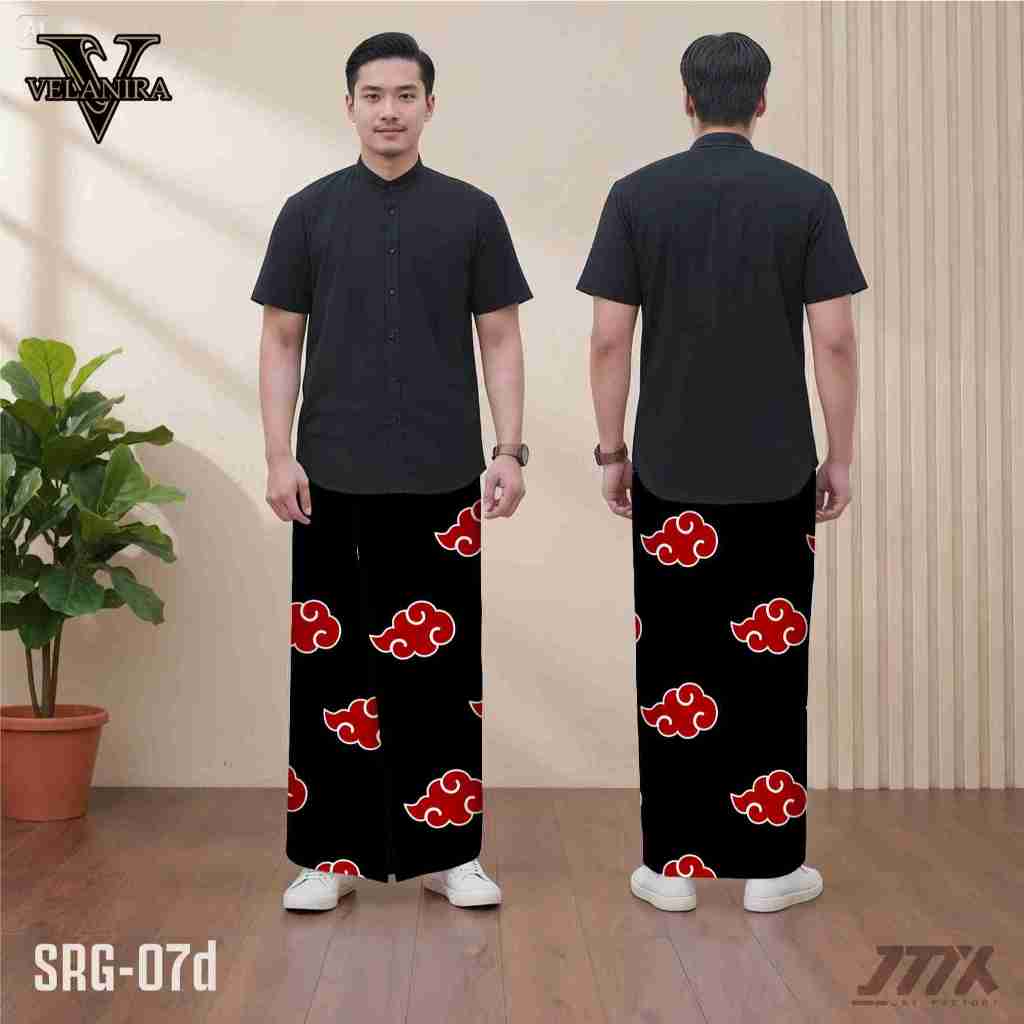 sarung instan akatsuki laki laki sarung motif akatsuki printing dewasa srg 07d