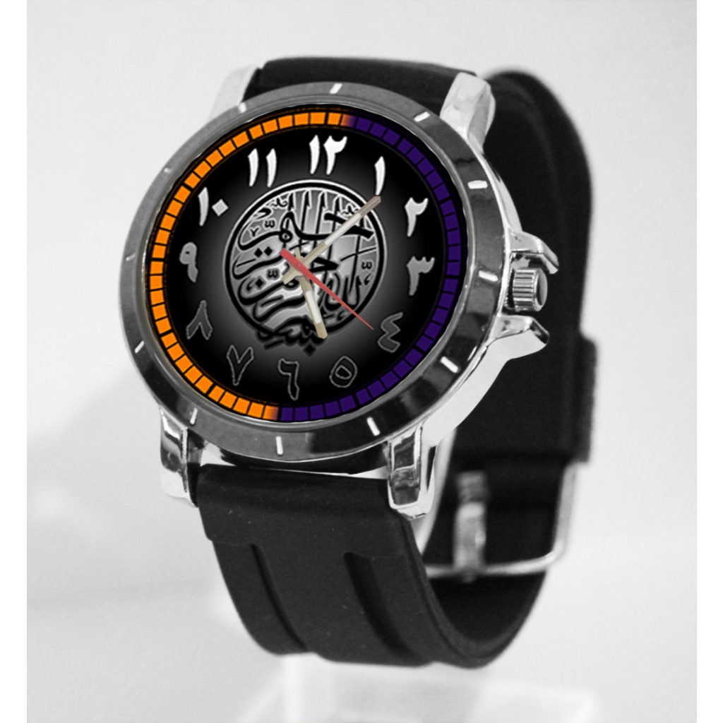 Jam Tangan Pria Terbaru Design Kaligrafi Arab Fikastore