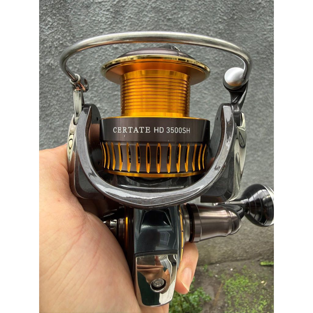 Daiwa Certate HD 3500SH Second Jepang Lecet Ex Pakai Di Jepang Mesin Smooth Reel Only