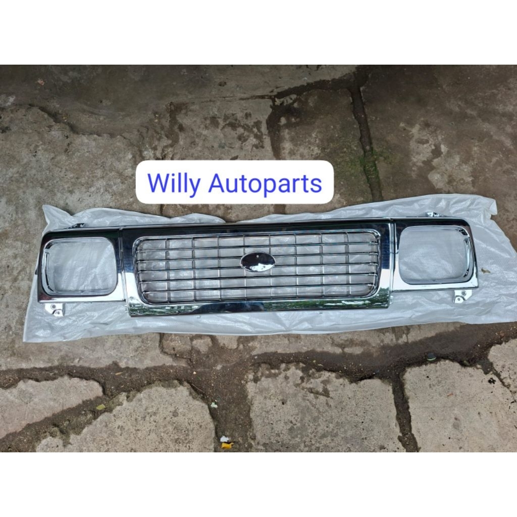 Grill Lampu Depan Taft Independent-Rocky Independent-Feroza Independent  Warna Chrome