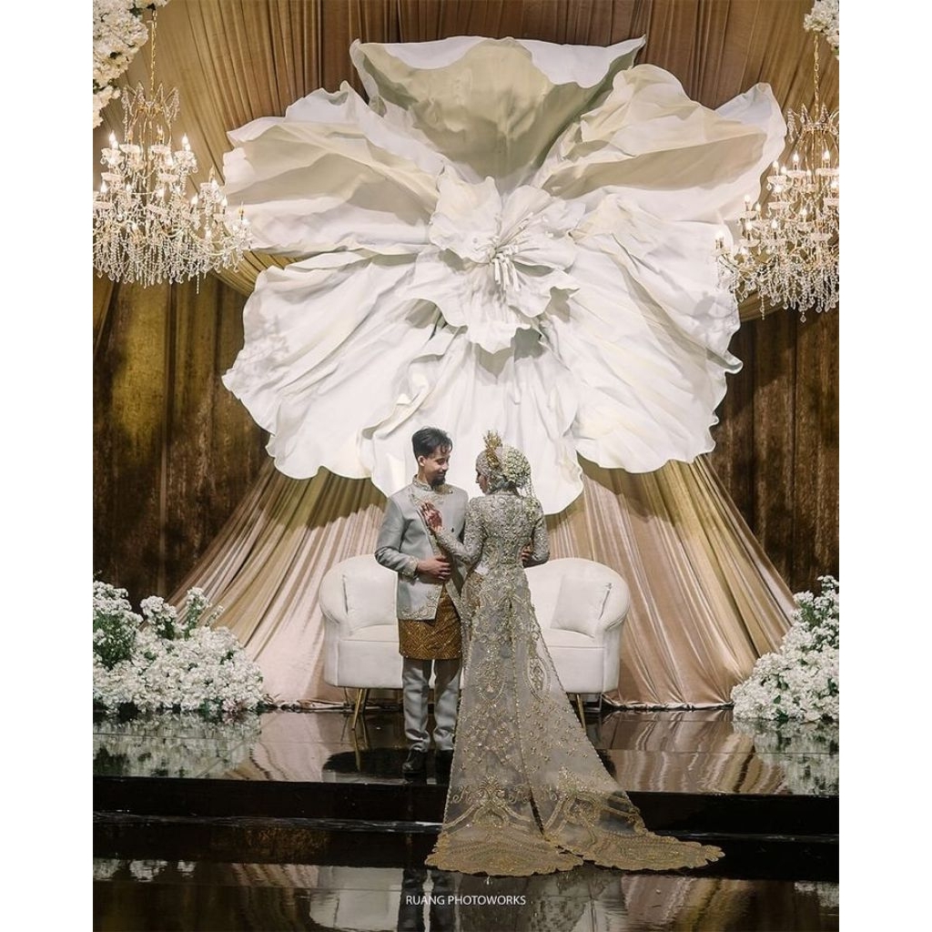 Bunga Backdrop Jumbo 3Meter Wedding Dekorasi