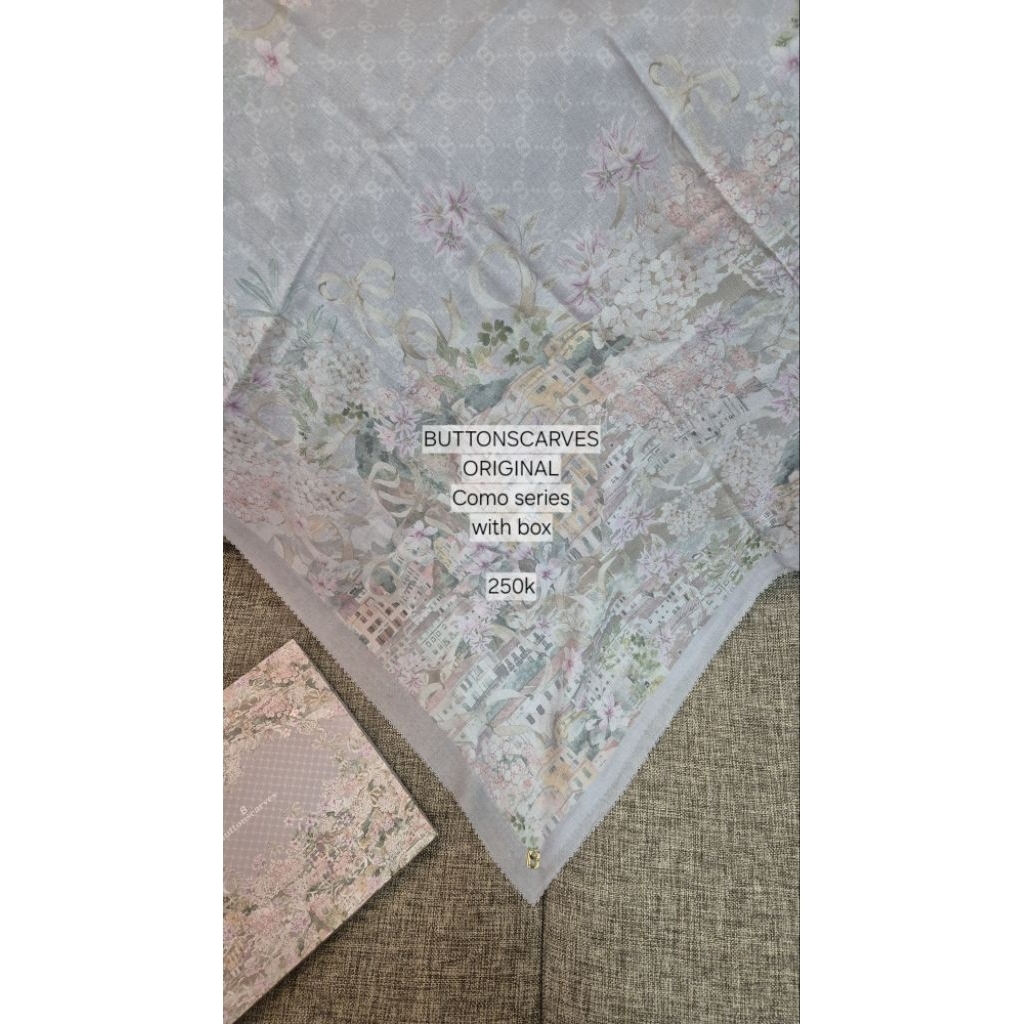 PL PRELOVED LIKE NEW SCARF BUTTONSCRAVES NADA PUSPITA