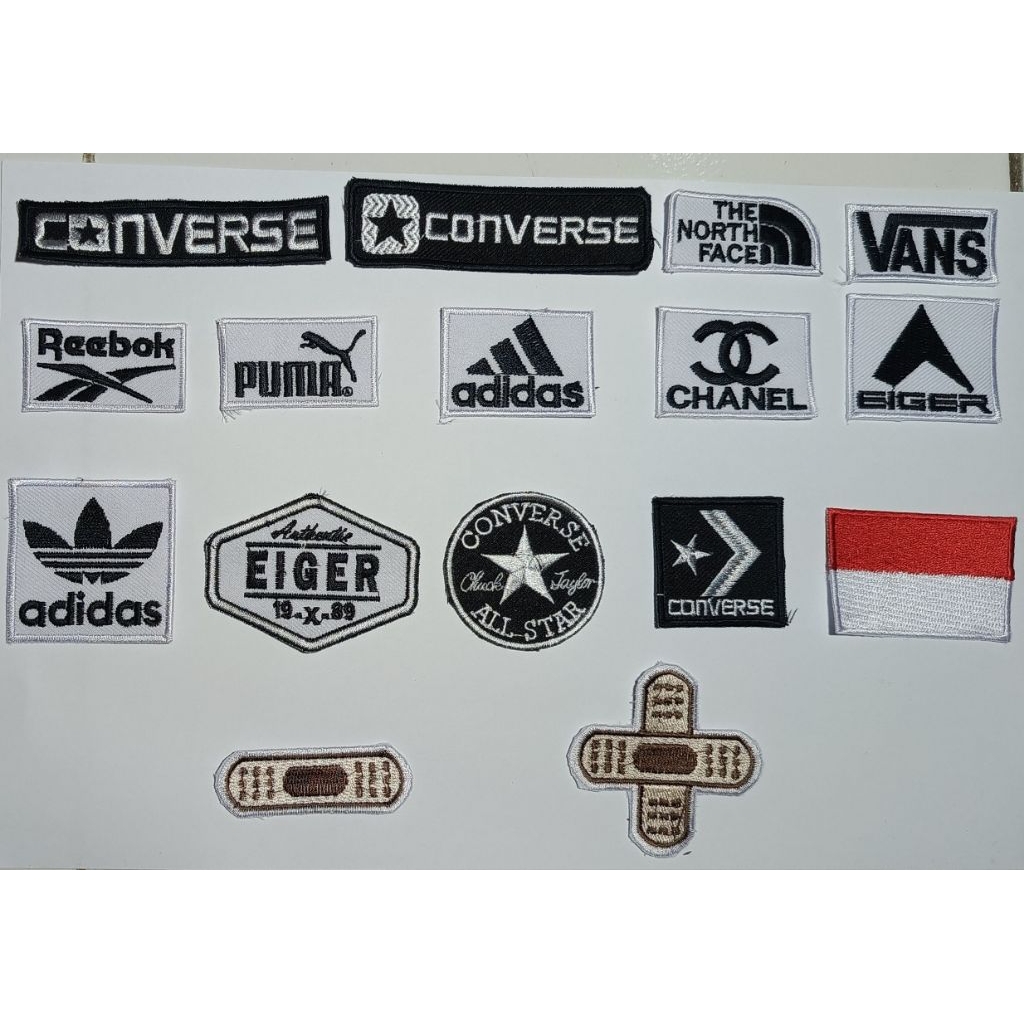 Emblem Patch Bordir Logo Keren Satuan