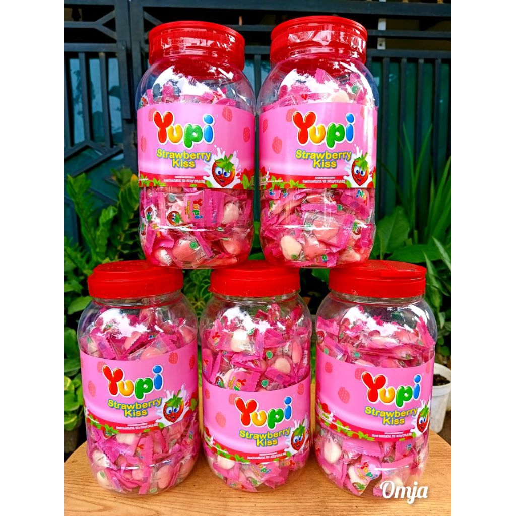 PERMEN YUPI PINK LOVE TOPLES