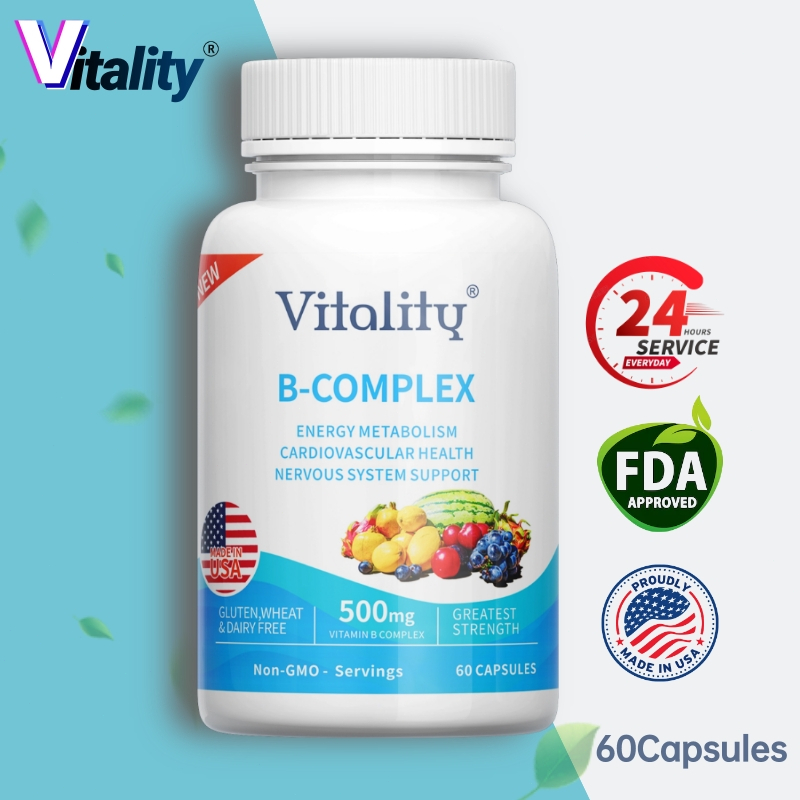 Vitamin B Complex 500mg, 60 Kapsul - Candy B Complex