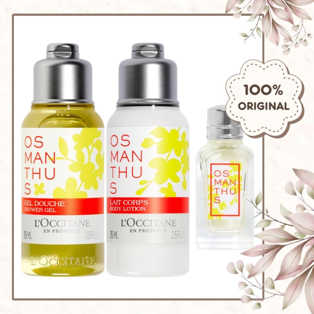 Limited Edition LOCCITANE NEW Osmanthus Abricot Exclusive Gift Set Promo Paket Travel Size Trial Kit