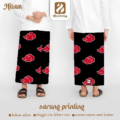 Abz Sarung - Sarung Printing Akatsuki Anime Anti Luntur