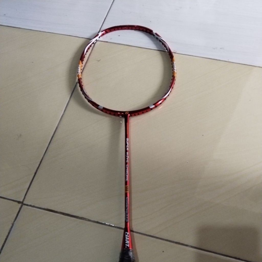 Raket Badminton Hart Super WaveChrome 555 Original 3UG5 30Lbs