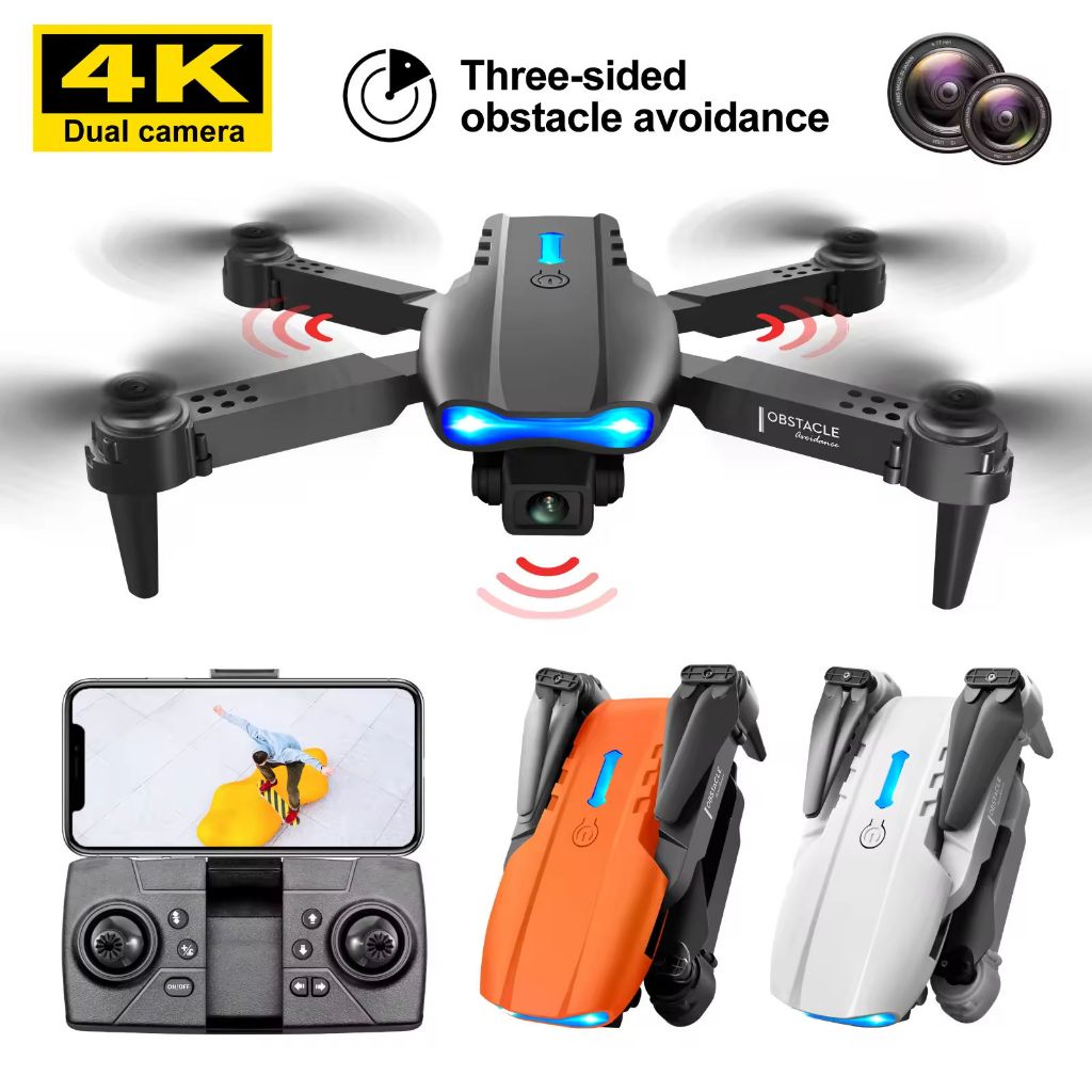 Smart Drone E88/E99 Pro 4K HD Dual Camera WiFi FPV / Drone Murah  / Drone Camera HD