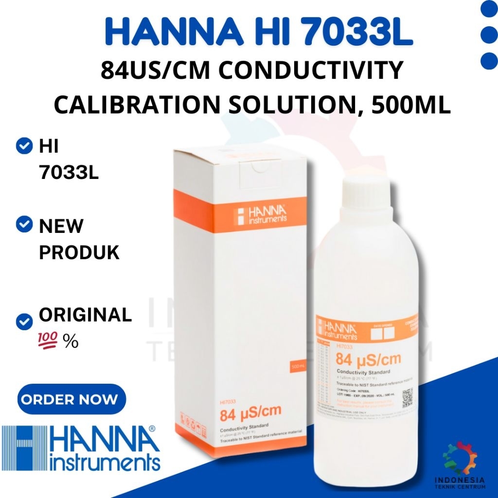 HI7033L Conductivity Standard 84 uS/cm 500 ml Hanna HI 7033L