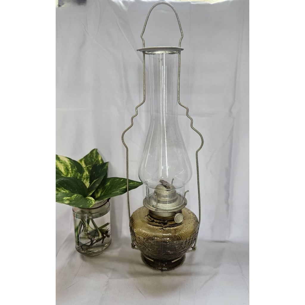 Lampu Ublik Kaca Vintage / Antik / Lampu Teplok Jadul