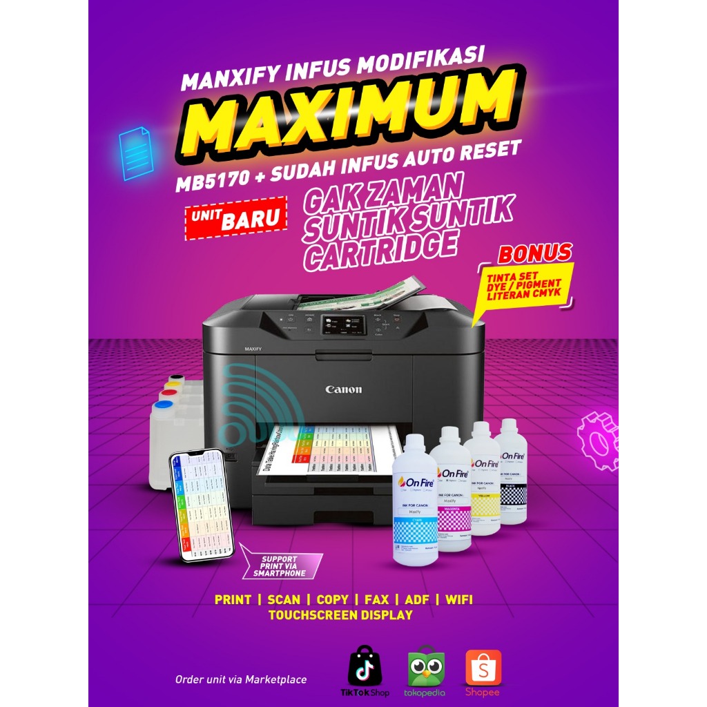 Printer Canon Maxify MB5170 Infus