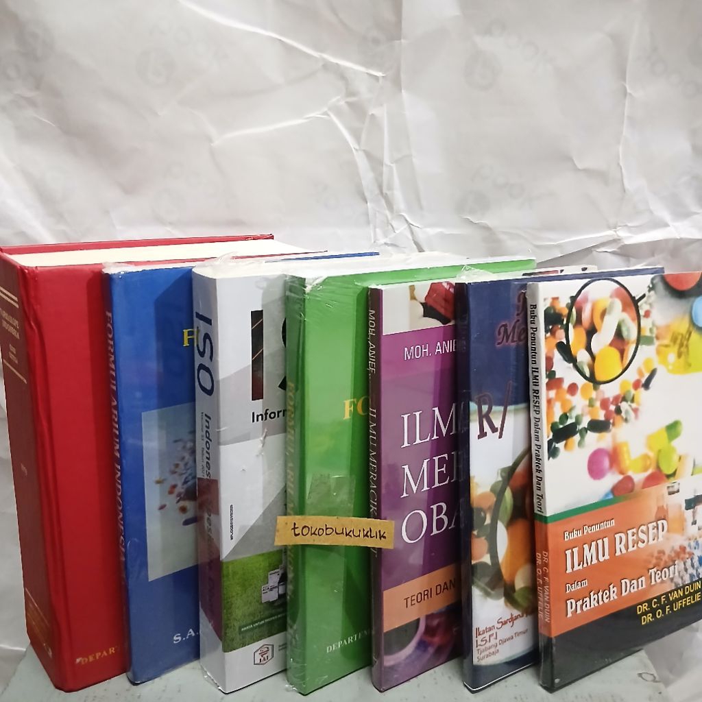 Paket 7 Farmasi( Fi3,Fi 3 Farmakope 3 ), FMS, IMO, Fornas, ISO, FOI, Ilmu Resep Vanduin