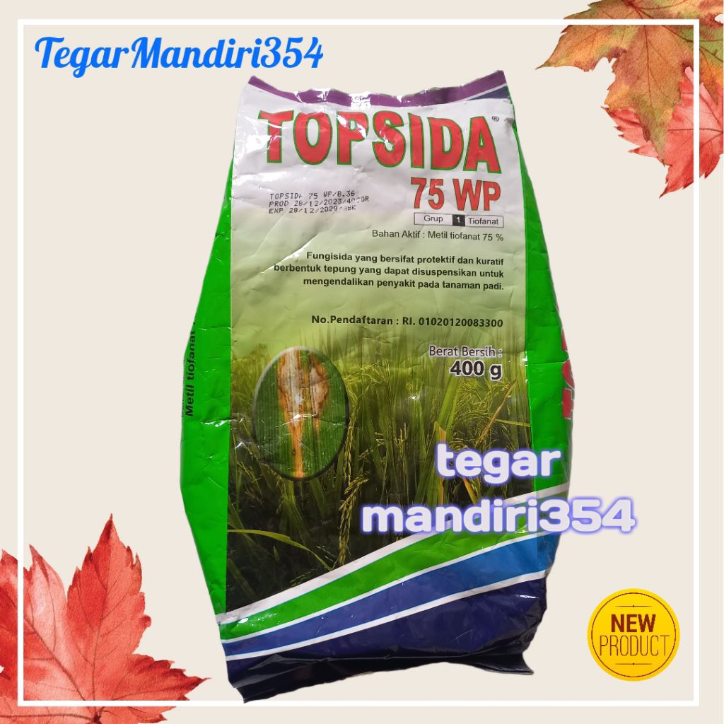 FUNGISIDA TOPSIDA 75WP 400GRAM Fungisida Topsida 75wp 400gram / fungisida topsida 75wp / racun jamur
