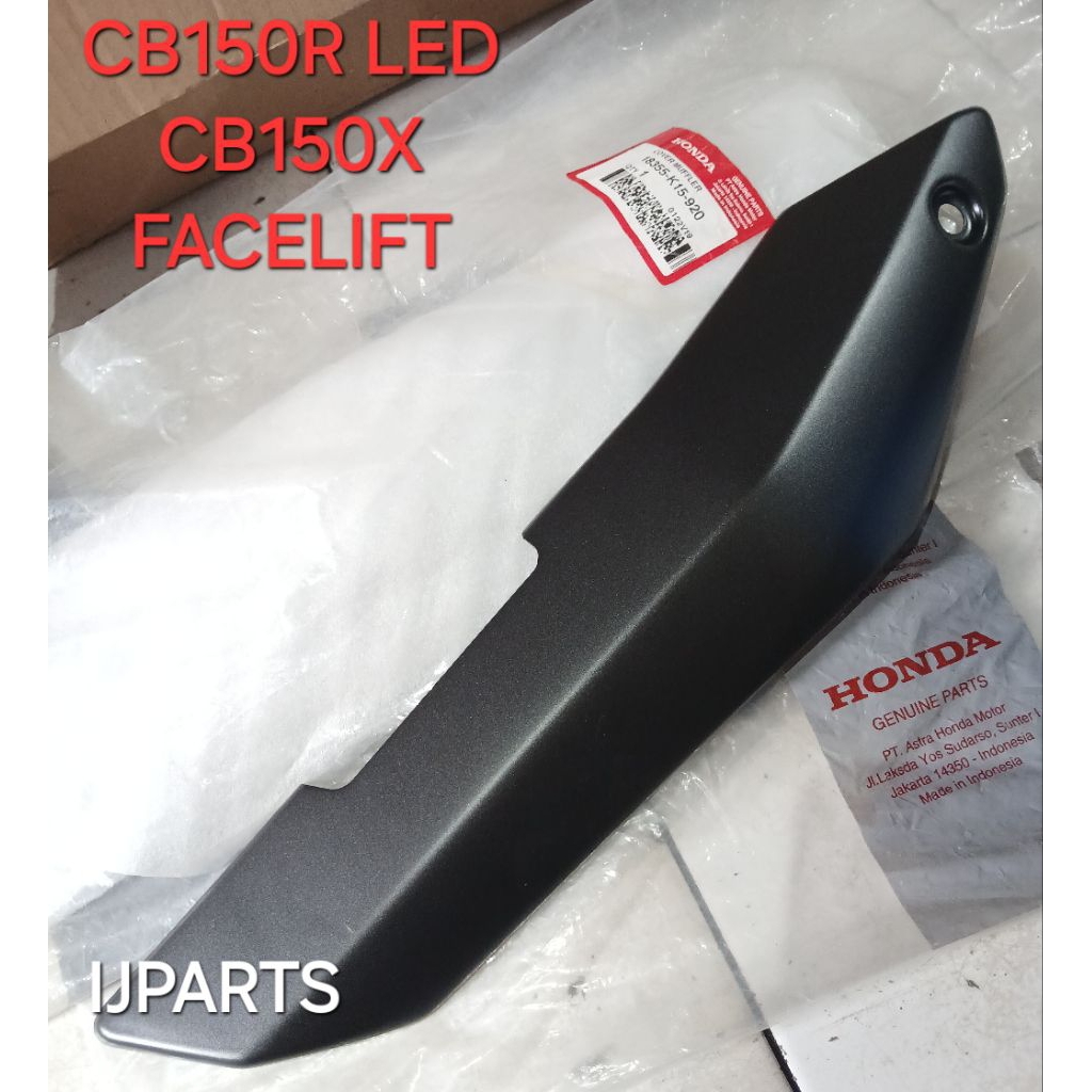 18355 K15 920 COVER TUTUP KNALPOT CB150X CB 150 R CB150R STREETFIRE  LED V1 V2 ORIGINAL AHM