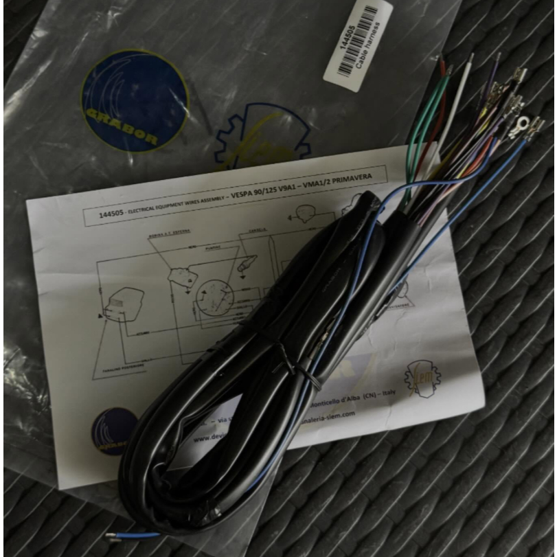 kabel body vespa pts siem grabor