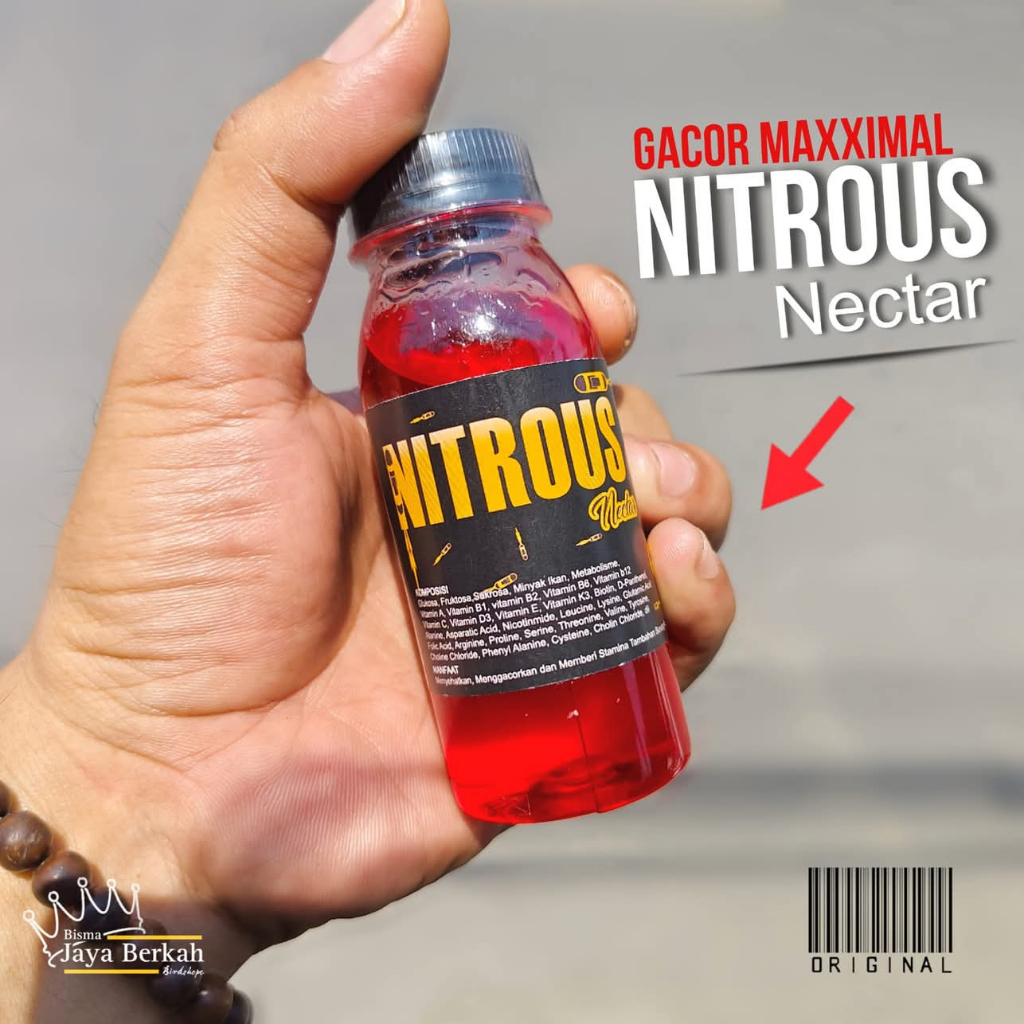 NITROUS NEKTAR PAKAN HARIAN VITAMIN SOGON KOLIBRI PLECI