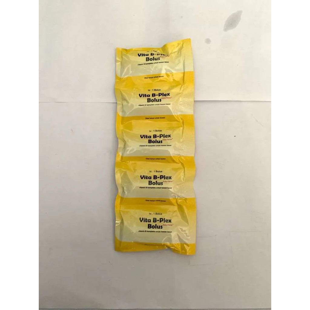 Vitamin B Kompleks Bolus- Nafsu Makan Sapi Kambing Babi