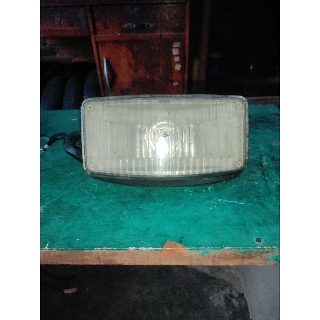 reflektor lampu vespa Excel + regulator lampu LED