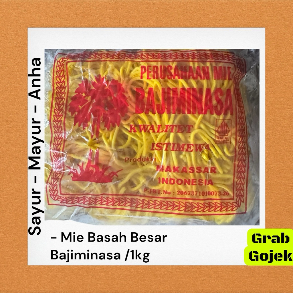 Mie basah Mie kuning Besar