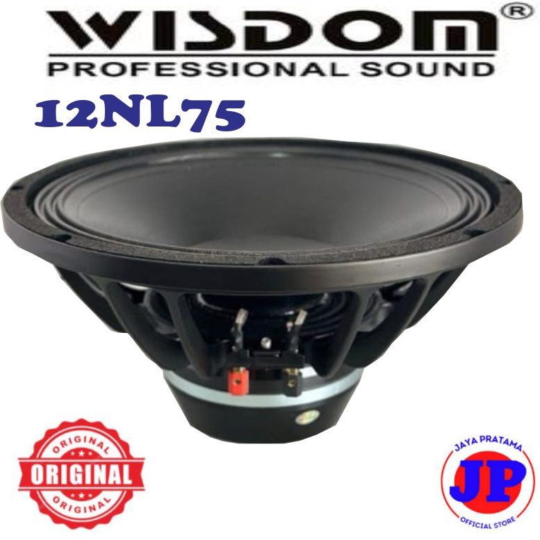 Wisdom 12NL75 12-Inch Speaker Komponen Wisdom 12-Nl75 Nedynium Magnet Component Speaker 12-NL-75