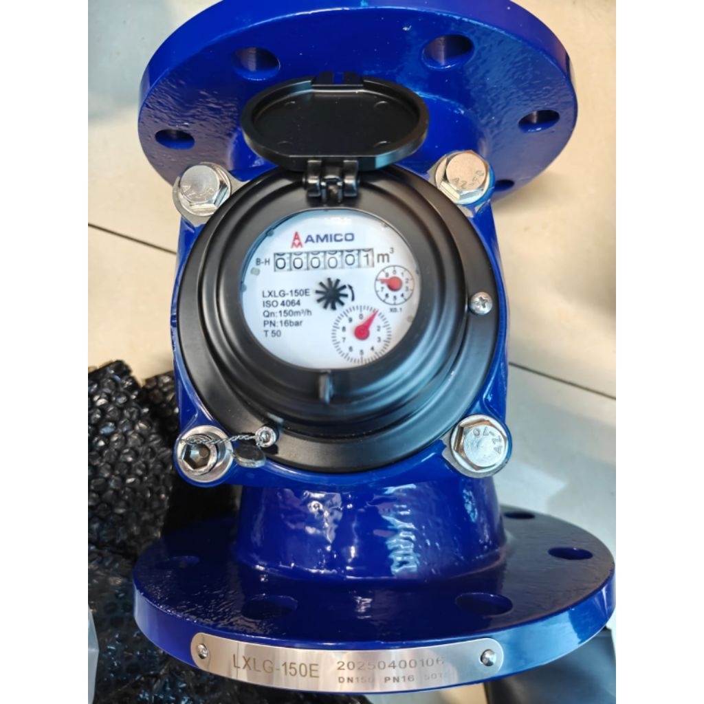 Water Meter AMICO 6 Inch LXLG-150E PN16 T50°C MURAH / Meteran Air 6 Inch AMICO LXLG-150E / Flow Mete
