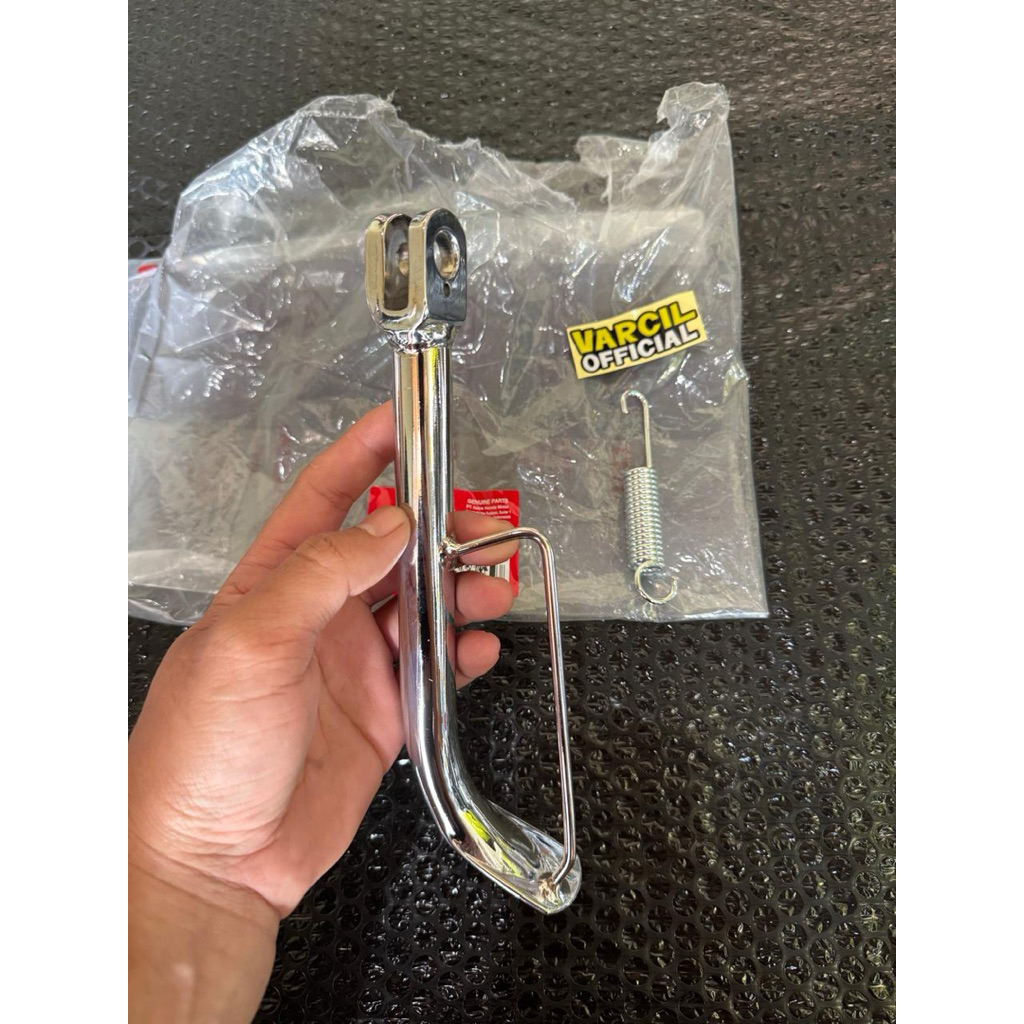 standar samping ring 16 panjang 23cm chrome beat vario scoopy