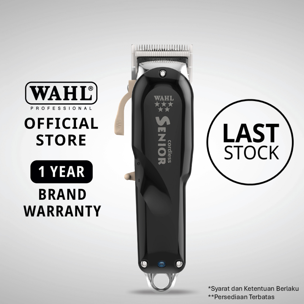 Wahl 5 Star Senior Cordless Clipper - Alat Cukur, Pemangkas, Alat Perawatan, Potong Rambut, Alat Cuk