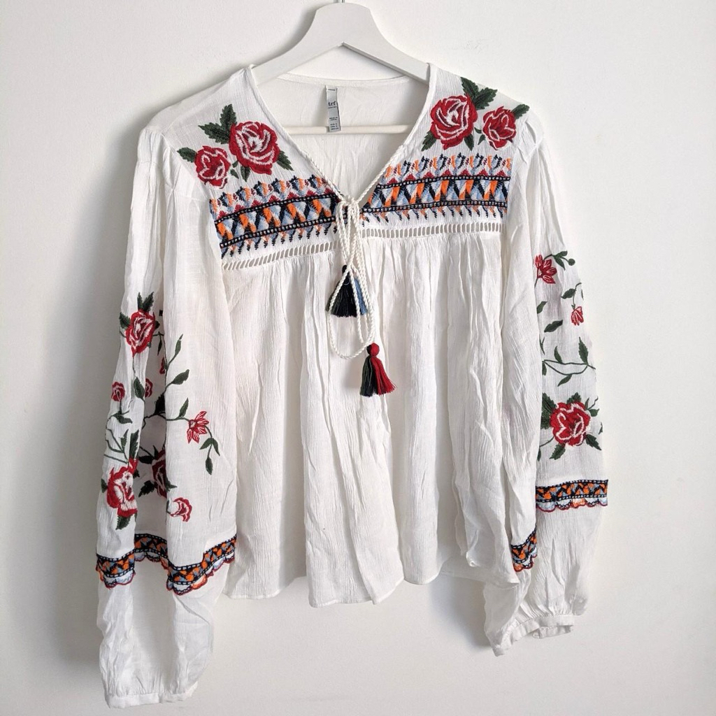 zara bohemian bordir